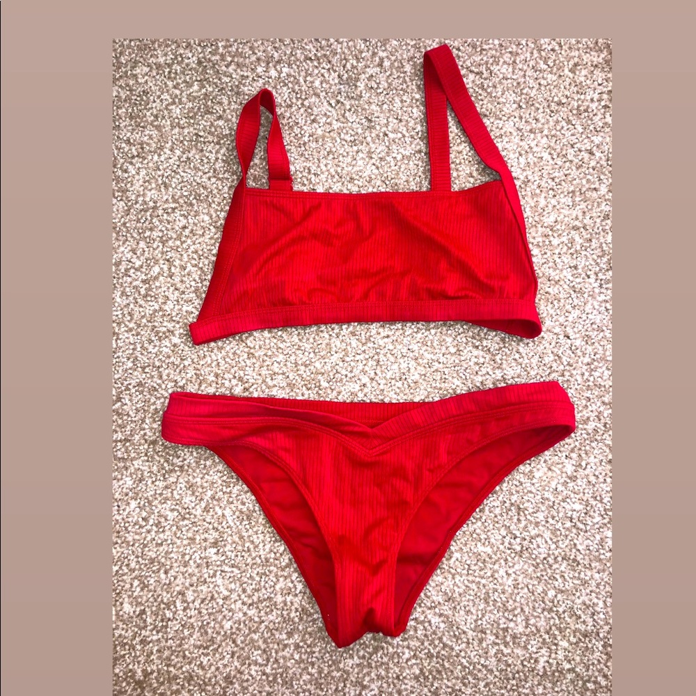 Pacsun red bikini